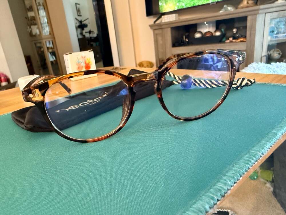 Nectar Blue Light Blocking Round Tortoiseshell Reading Glasses